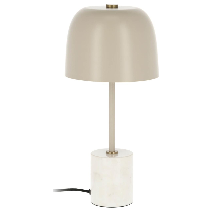 Béžová kovová stolní lampa LaForma Alish 40 cm