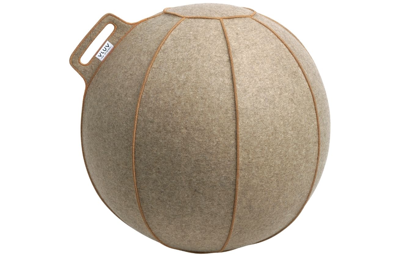 Béžový sedací / gymnastický míč VLUV VELT Ø 65 cm