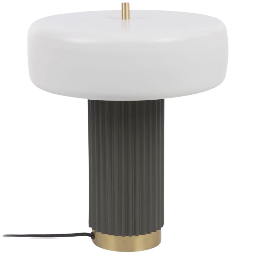 Bílo zelená kovová stolní lampa LaForma Serenella