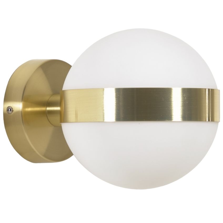 Bílo zlatá kovová nástěnná lampa LaForma Anasol 15 cm
