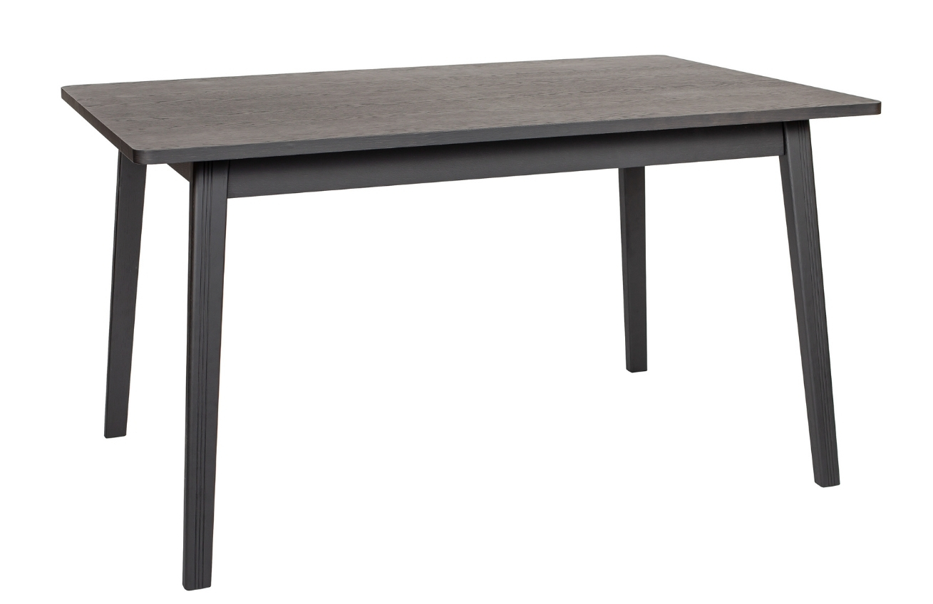 Černý dubový jídelní stůl Woodman Skagen 140 x 90 cm