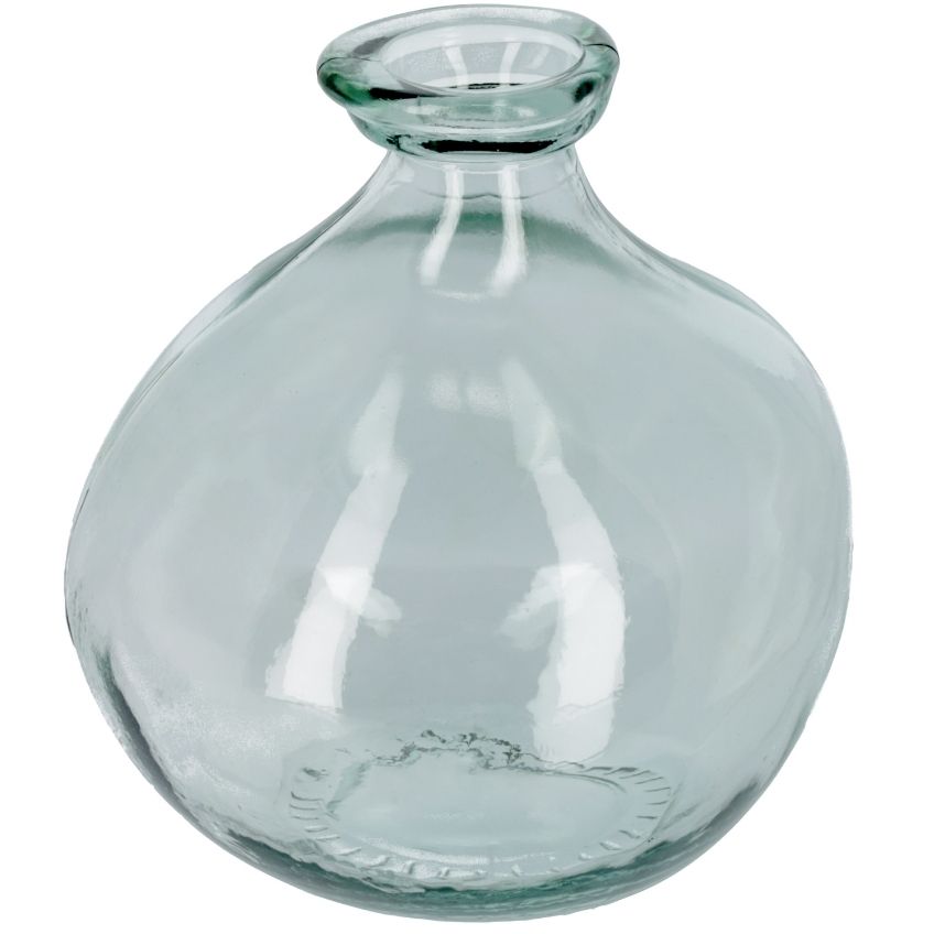 Čirá skleněná váza LaForma Anner 18 cm