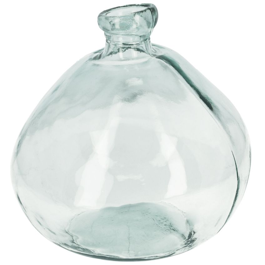 Čirá skleněná váza LaForma Anner 33 cm