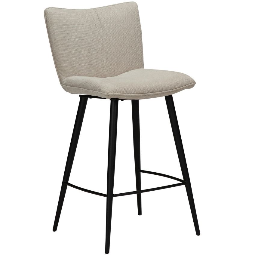 DAN-FORM Béžová látková barová židle DanForm Join 67 cm