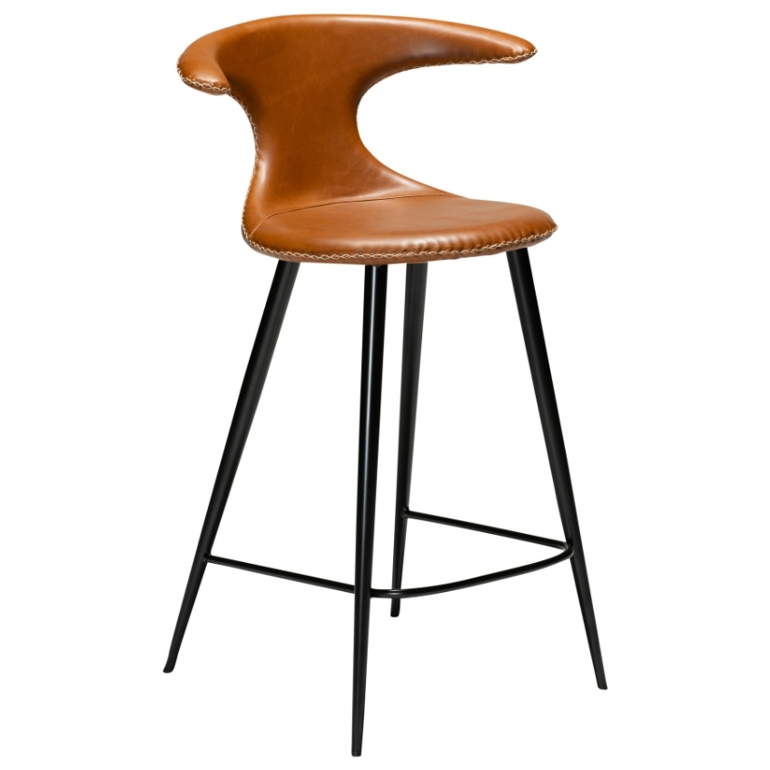 DAN-FORM Vintage hnědá barová židle DanForm Flair 65 cm