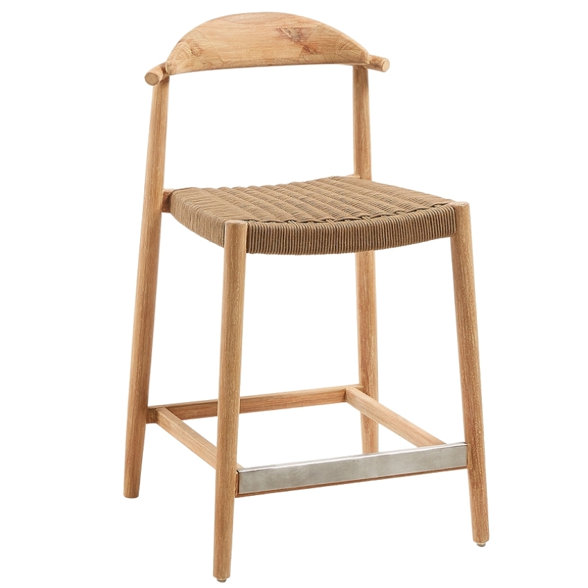 Dřevěná barová židle LaForma Glynis 62 cm