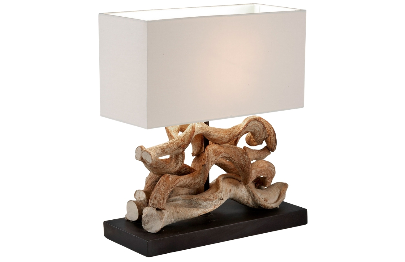 Dřevěná stolní lampa LaForma Temoc