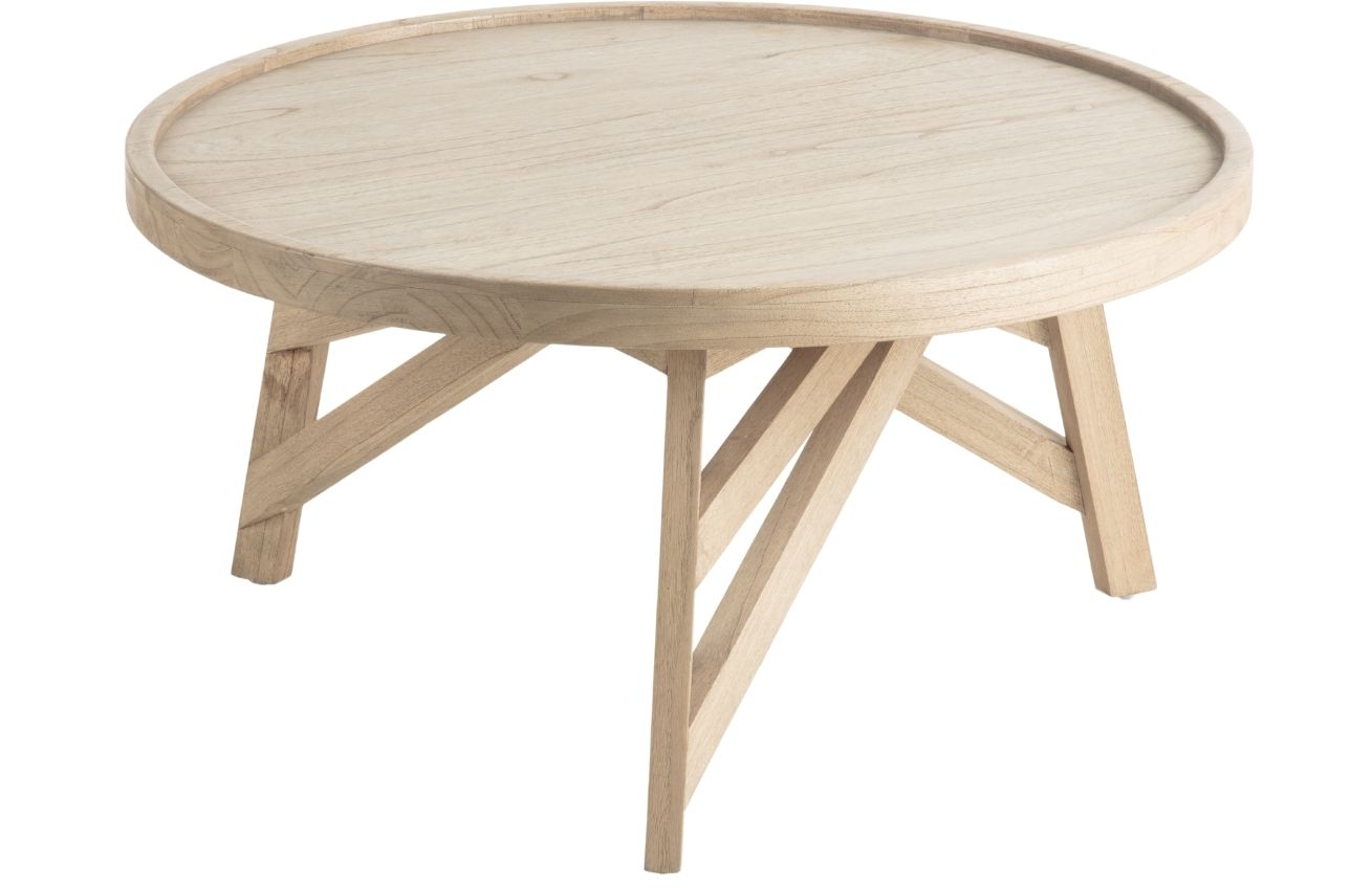 Dřevěný konferenční stolek LaForma Thais 80 cm