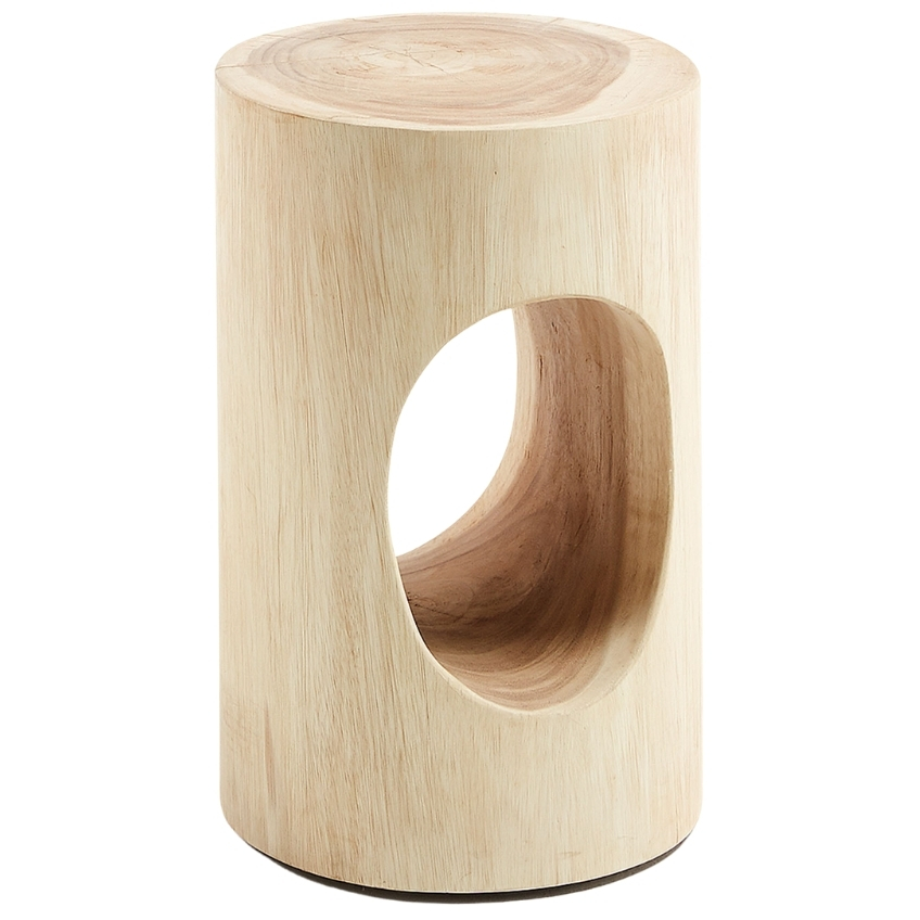 Dřevěný odkládací stolek LaForma Halker 30 cm