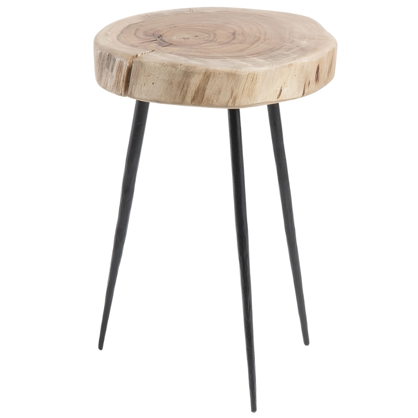 Dřevěný odkládací stolek LaForma Rousy II. 35 cm