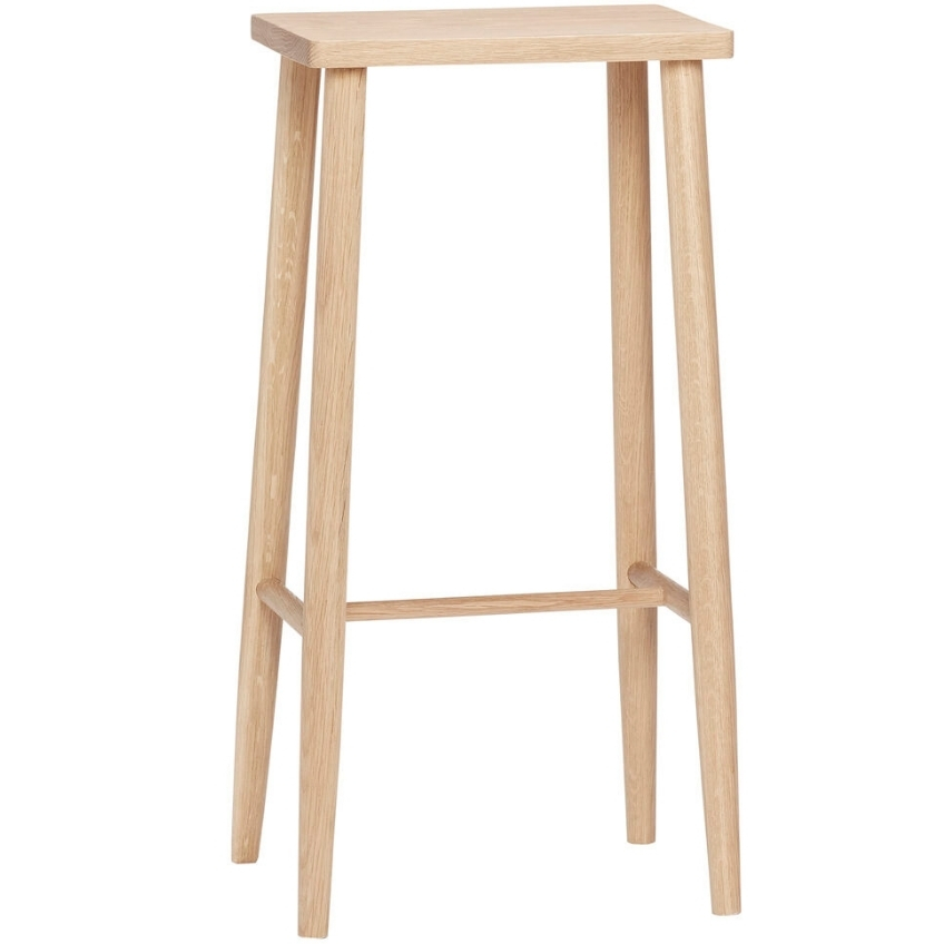 Dubová barová židle Hübsch Ilayda 72 cm