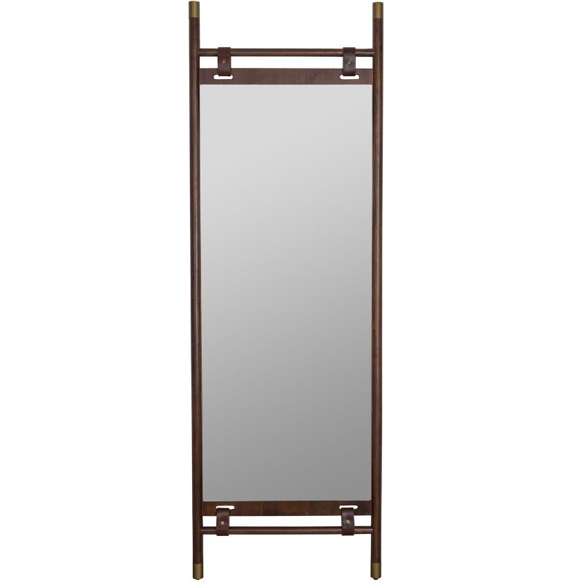 Hnědé stojací zrcadlo DUTCHBONE Riva