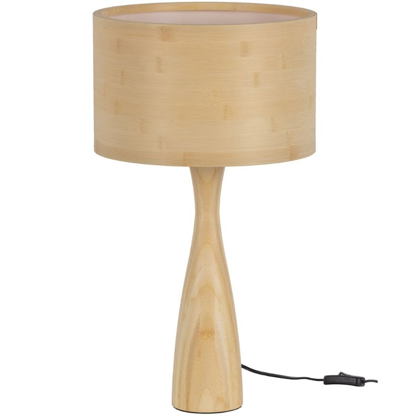 Hoorns Bambusová stolní lampa Lacia 55 cm