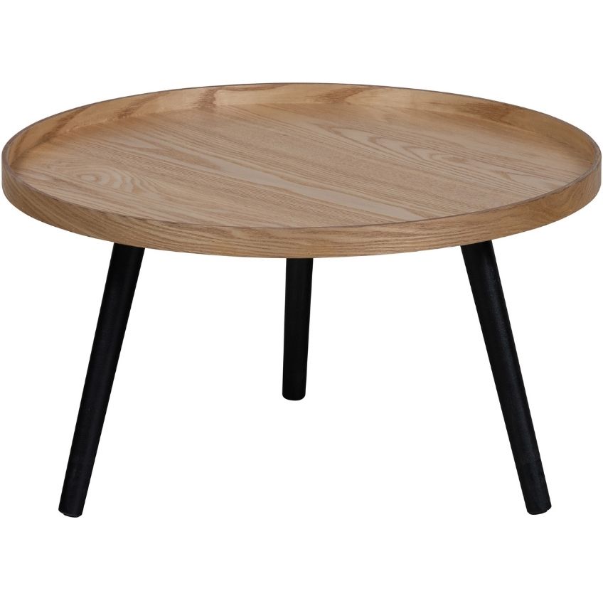 Hoorns Hnědý jasanový konferenční stolek Mireli 60 cm