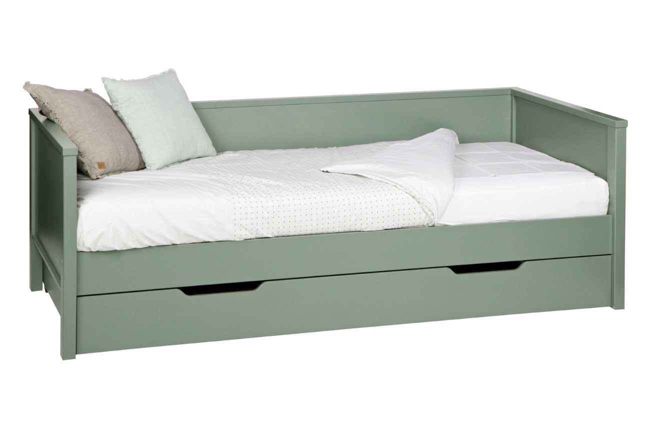 Hoorns Zelená postel Warde 90x200 cm