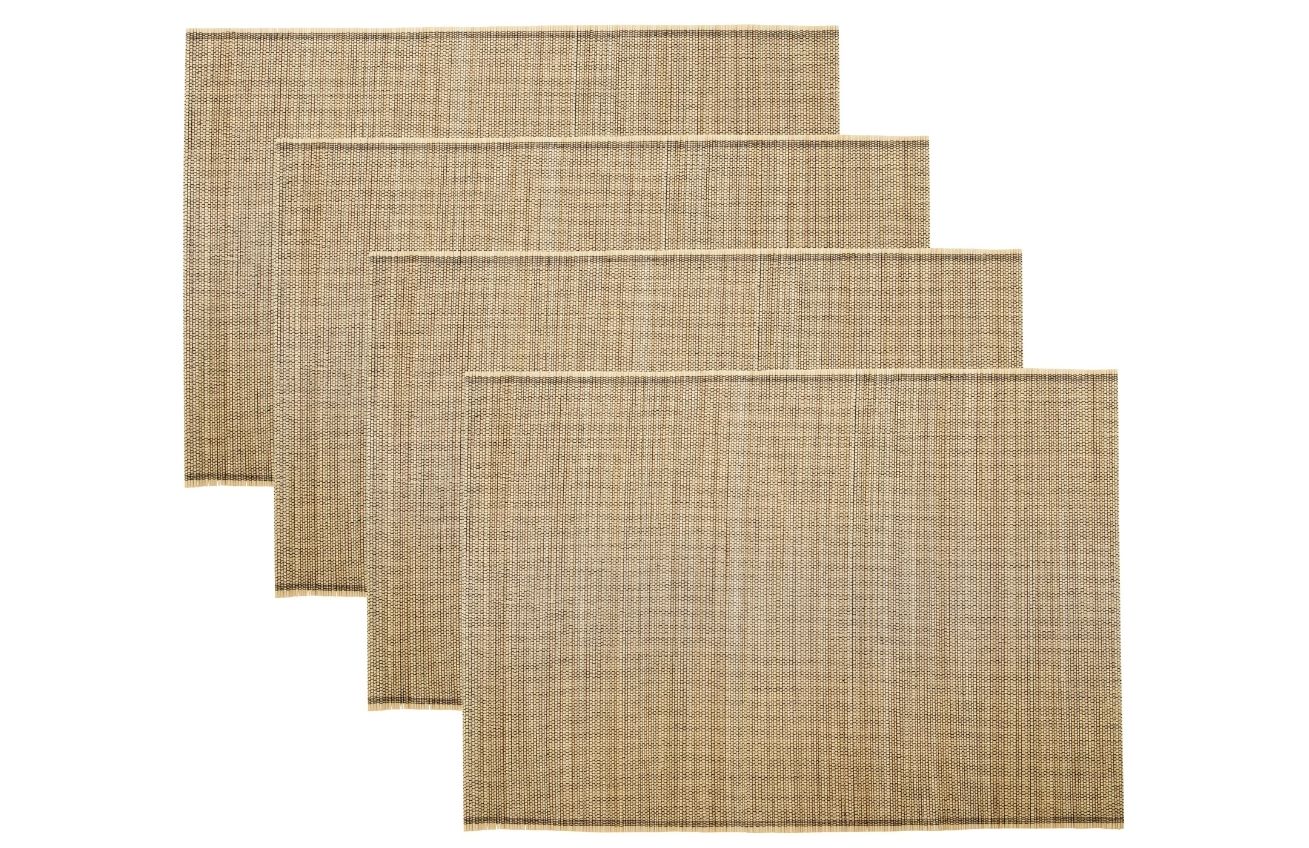 House Doctor Set čtyř bambusových prostírání Bamb 45 x 33 cm