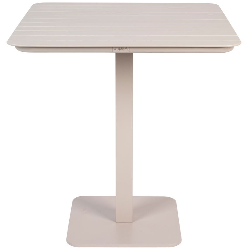 Jílový kovový zahradní bistro stůl ZUIVER VONDEL 71 x 71 cm