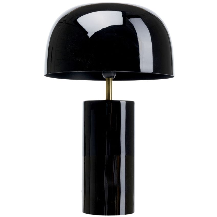 KARE DESIGN Černá kovová stolní lampa Loungy