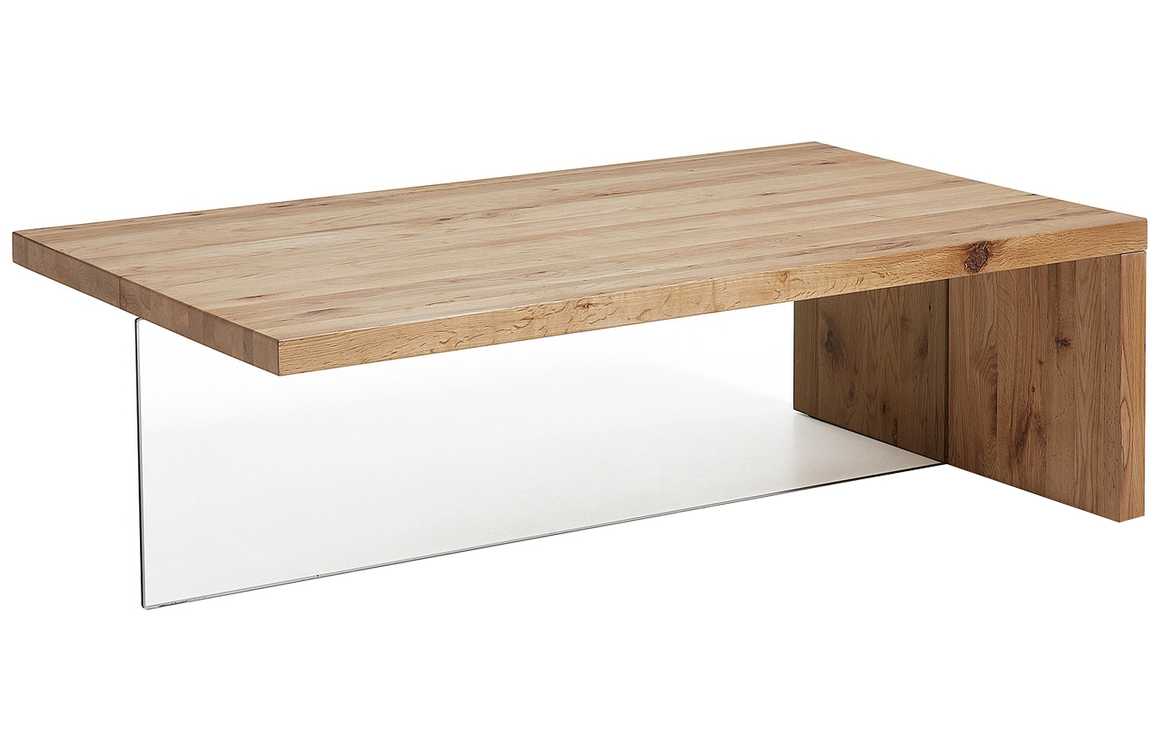 Masivní dubový konferenční stolek LaForma Triss 120 x 70 cm