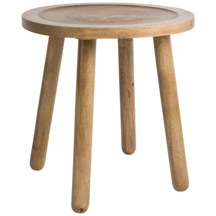 Masivní mangový odkládací stolek ZUIVER DENDRON 43 cm