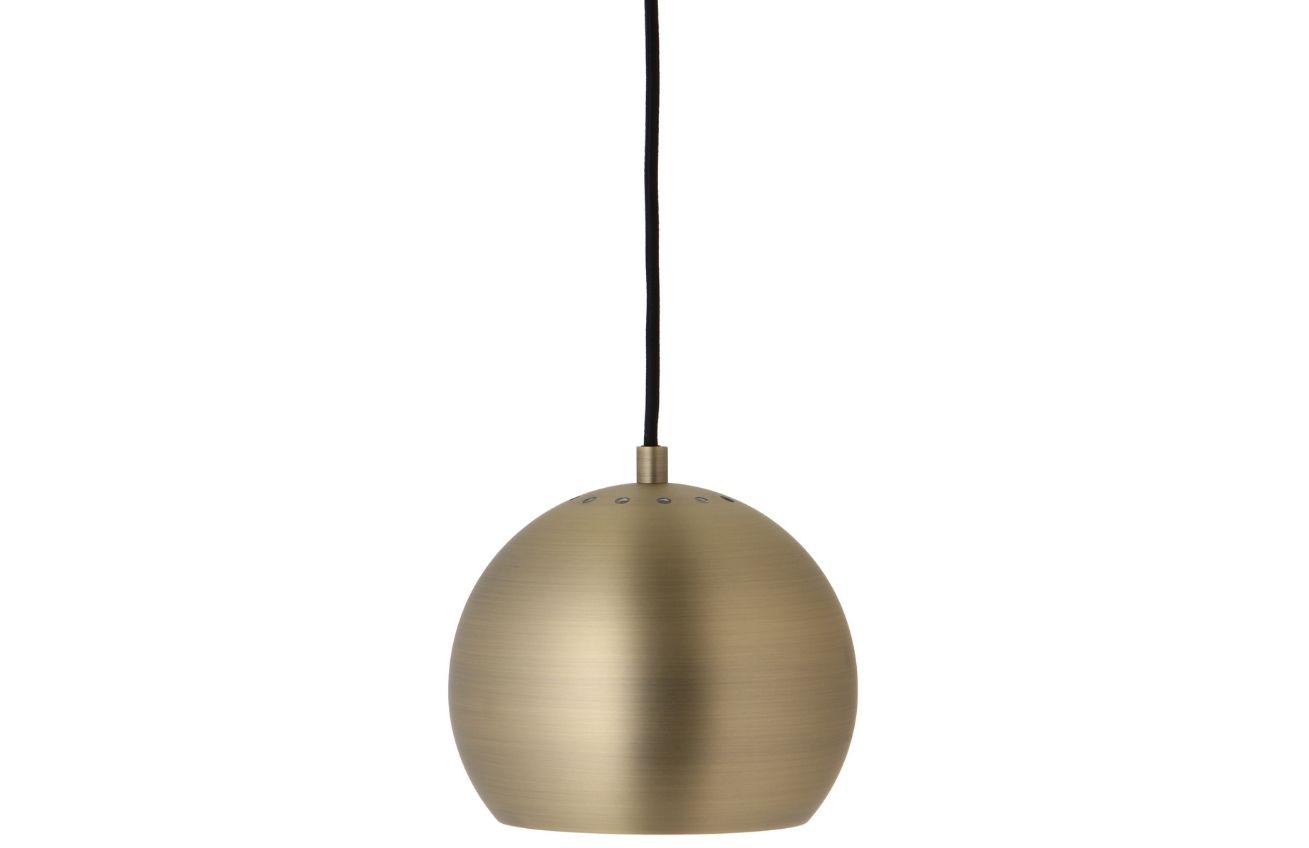 Mosazné závěsné světlo Frandsen Ball 18 cm