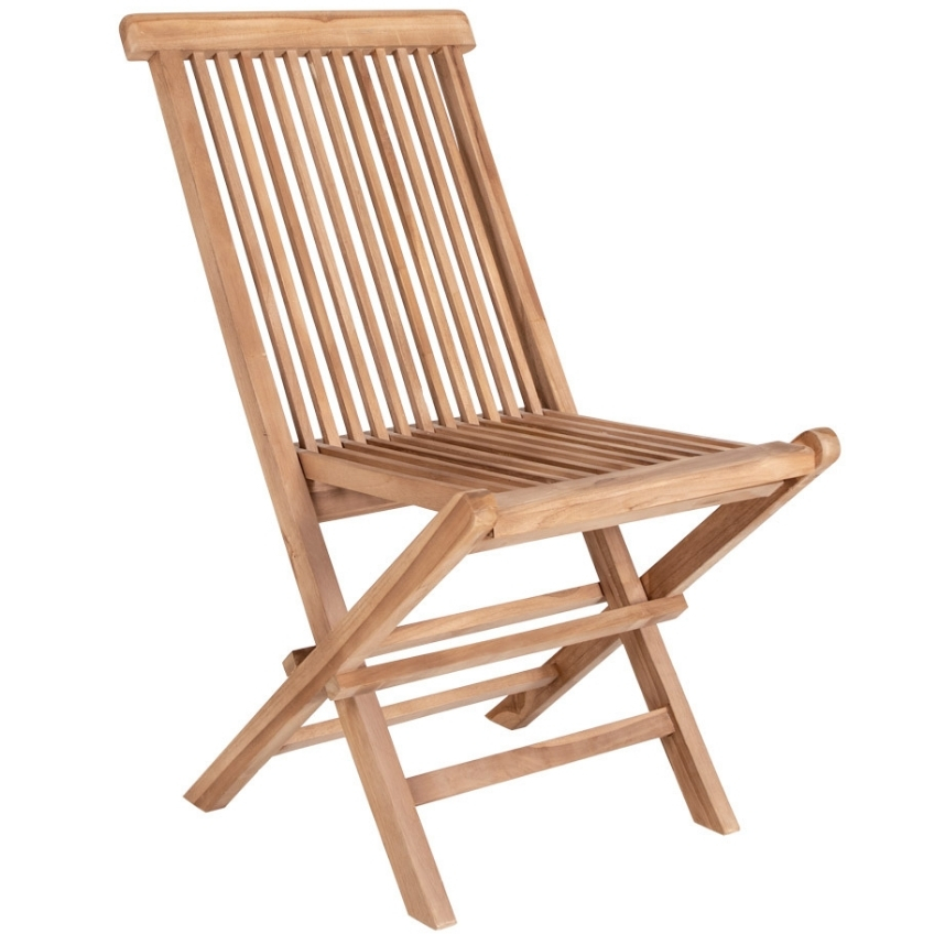 Nordic Living Přírodní dřevěná jídelní židle Kyron