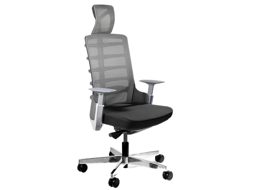 OfficeLab Černá látková kancelářská židle Spin