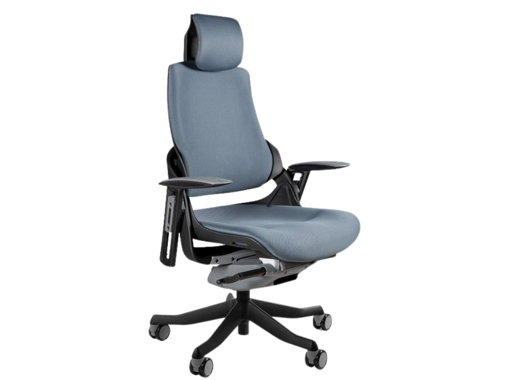 OfficeLab Šedá látková kancelářská židle Master E04
