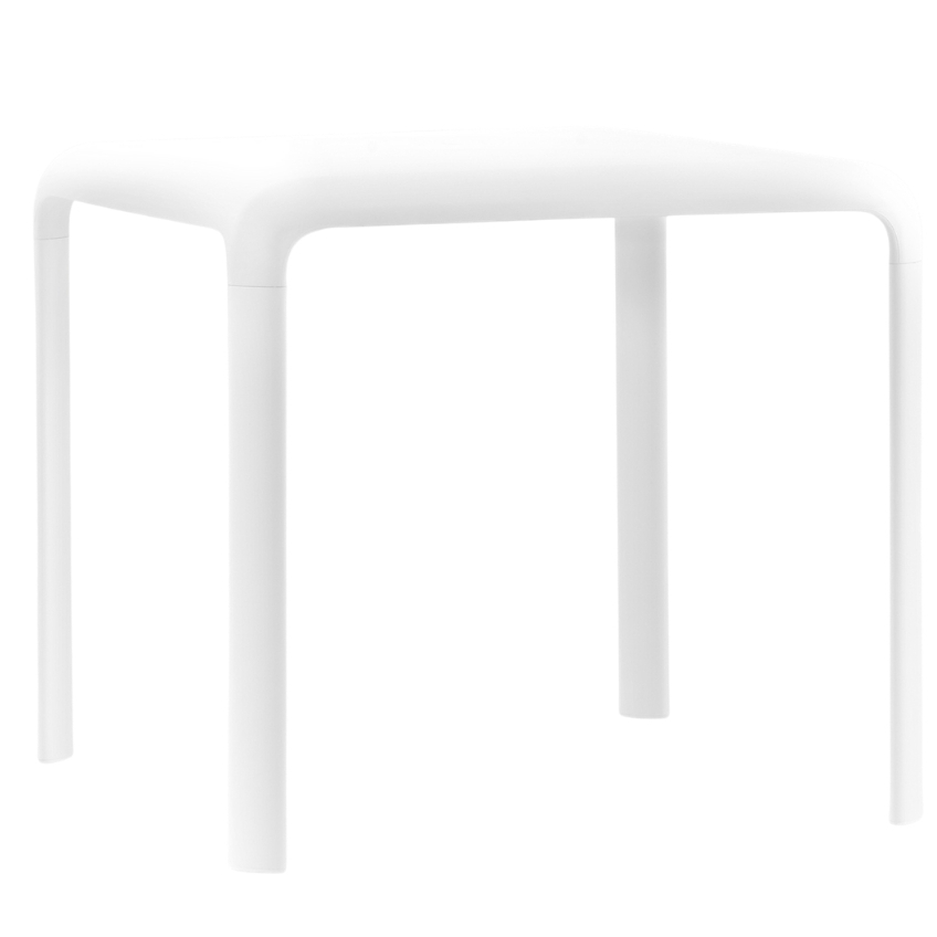 Pedrali Bílý jídelní stůl Snow 80x80 cm