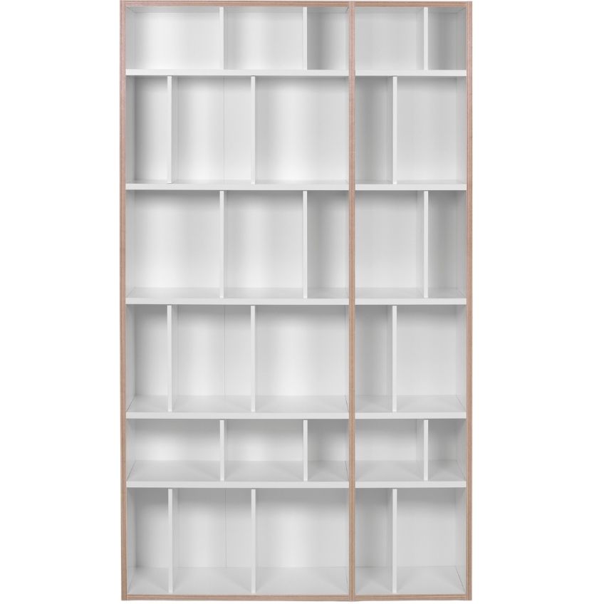 Porto Deco Bílá knihovna Glamut 188x108 cm