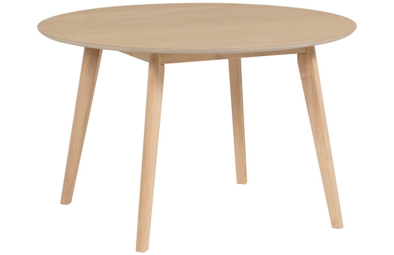 Přírodní dřevěný kulatý jídelní stůl LaForma Batilde 120 cm
