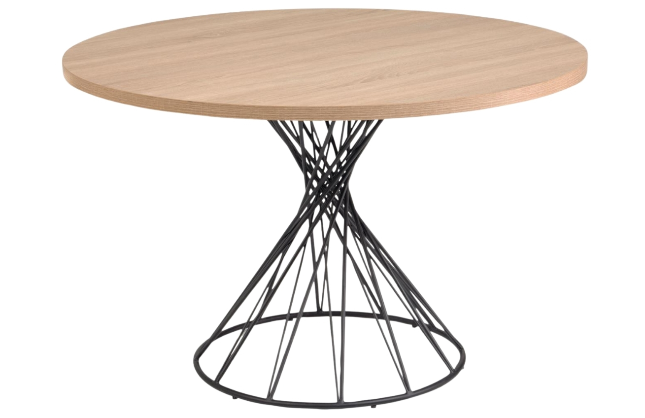 Přírodní dřevěný kulatý jídelní stůl LaForma Niut Ø 120 cm