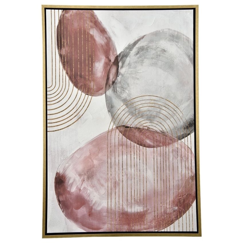 Růžový abstraktní obraz Miotto Osinia 120 x 80 cm