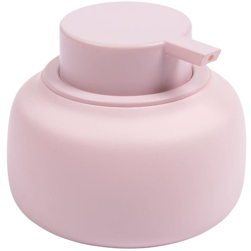 Růžový plastový dávkovač na mýdlo LaForma Chia