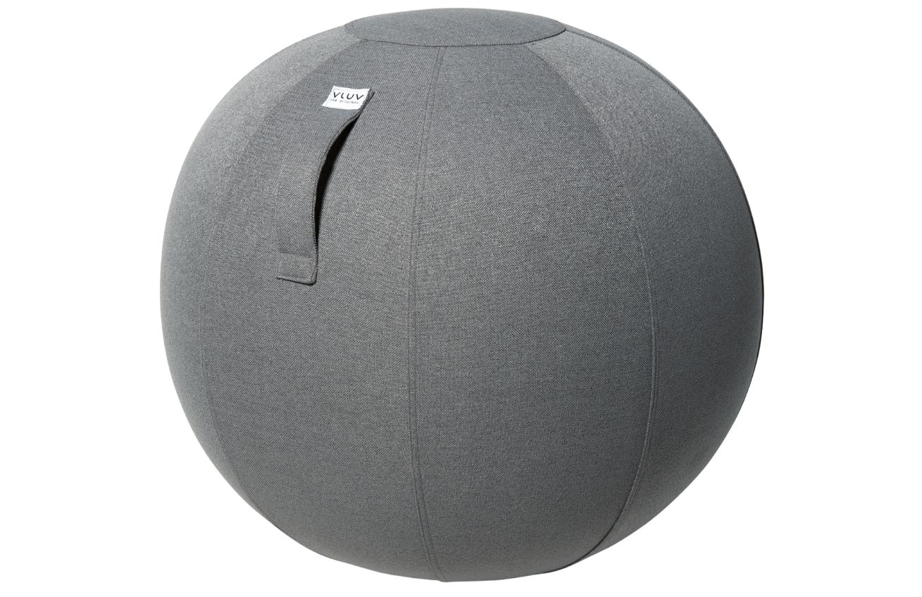 Šedý sedací / gymnastický míč  VLUV SOVA Ø 65 cm