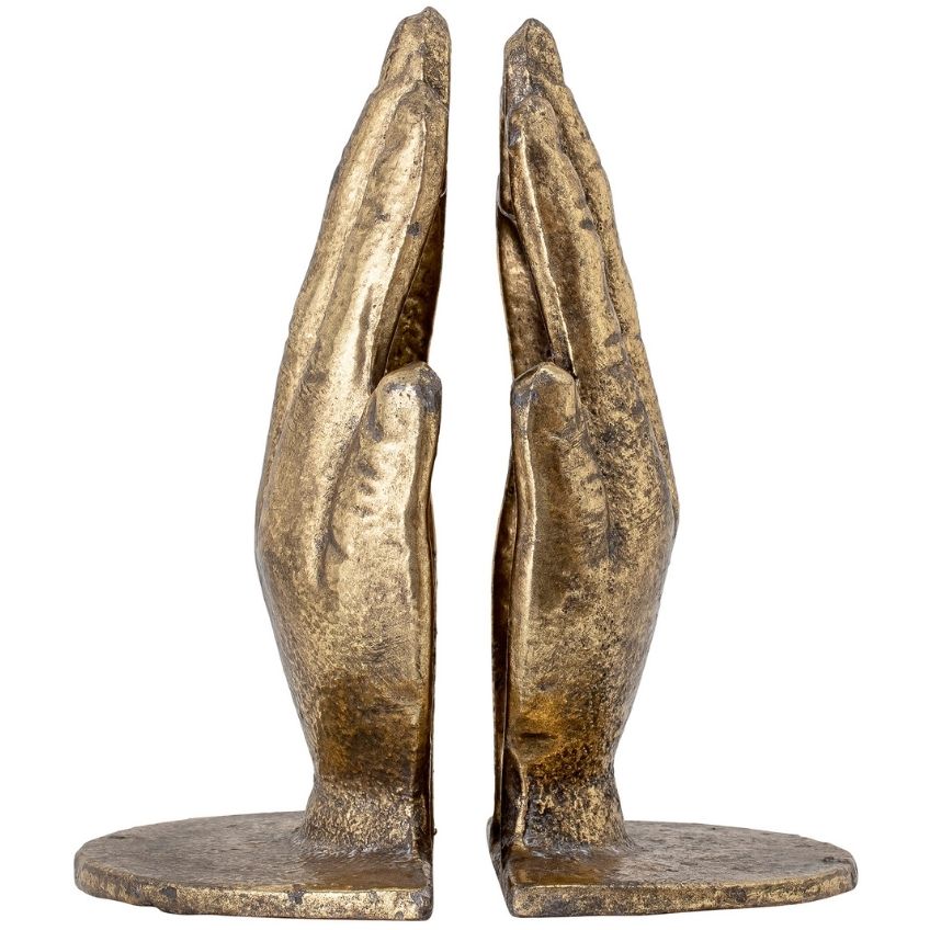 Set dvou bronzových zarážek na knihy Bloomingville Anders 18 cm