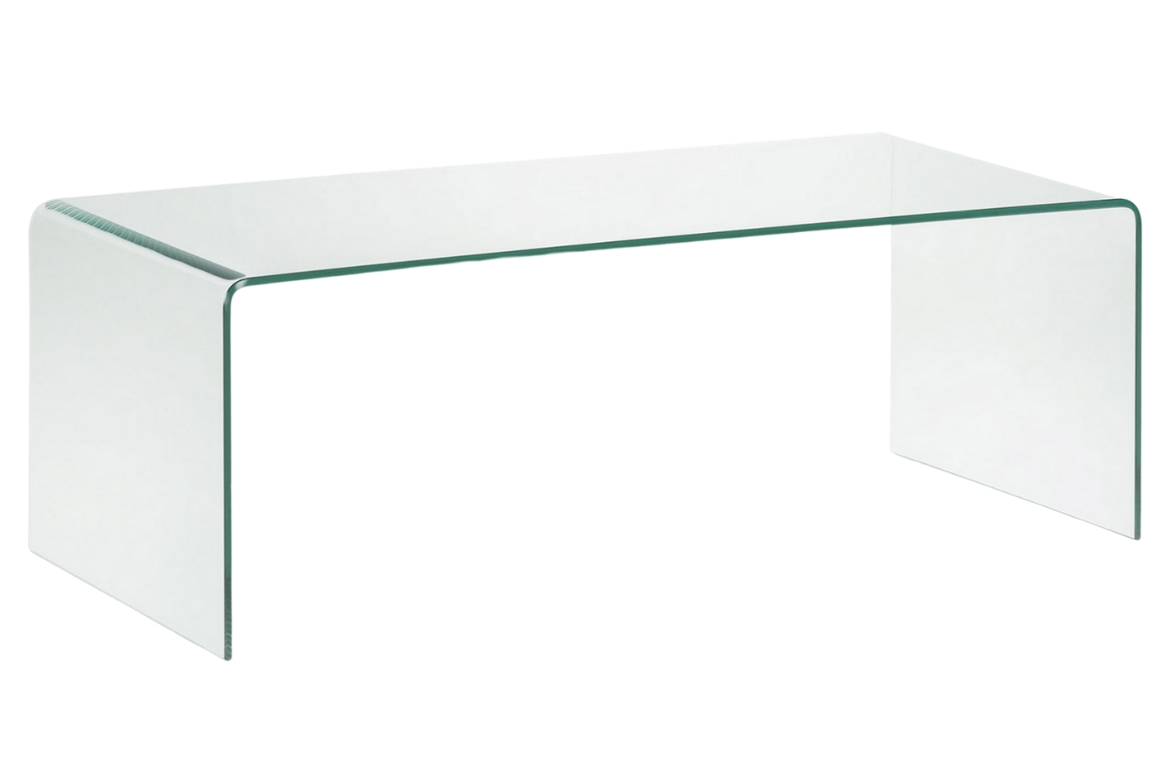 Skleněný konferenční stolek LaForma Burano 110 x 50 cm