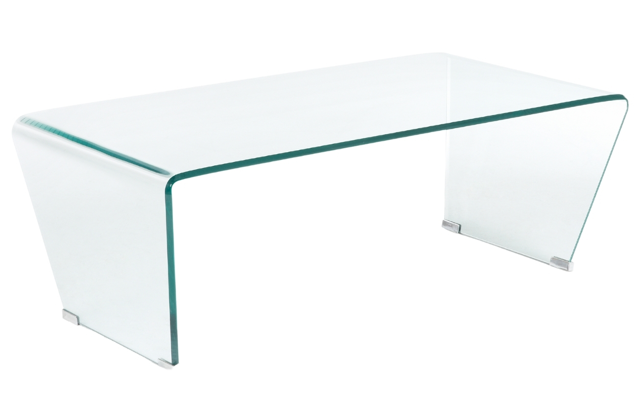 Skleněný konferenční stolek LaForma Burano 120 x 60 cm
