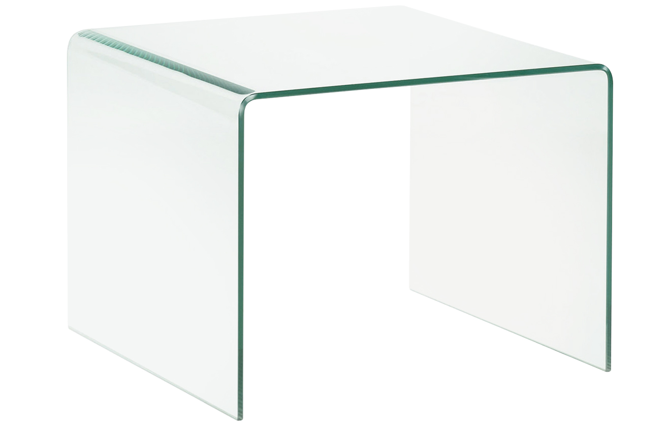 Skleněný konferenční stolek LaForma Burano 60 x 60 cm