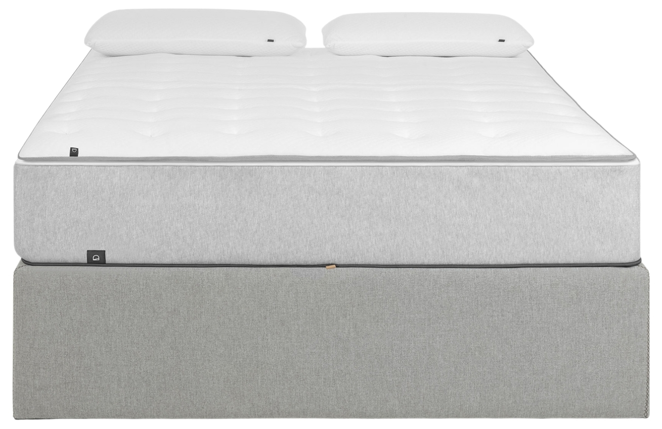 Světle šedá látková postel LaForma Matters 140 x 190 cm