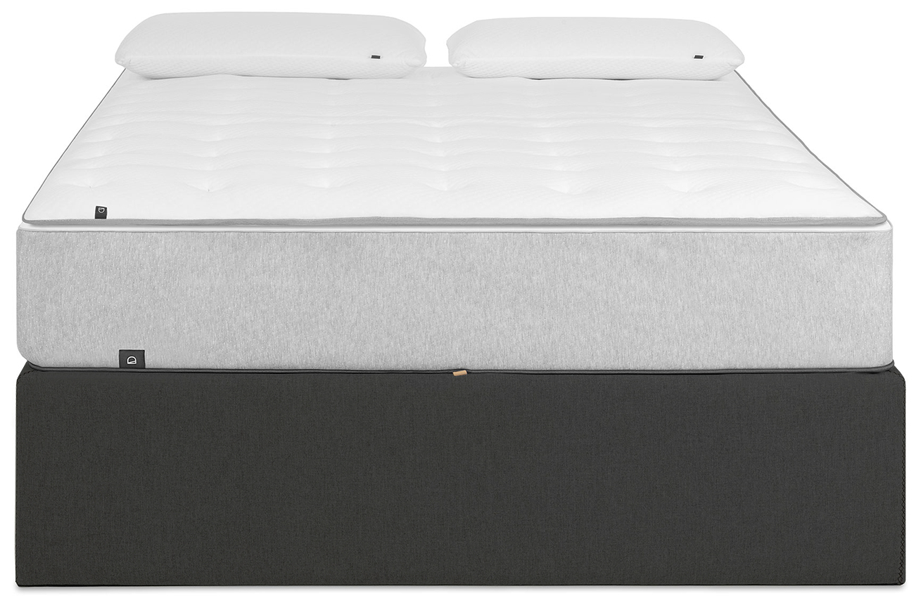 Tmavě šedá látková postel LaForma Matters 140 x 190 cm