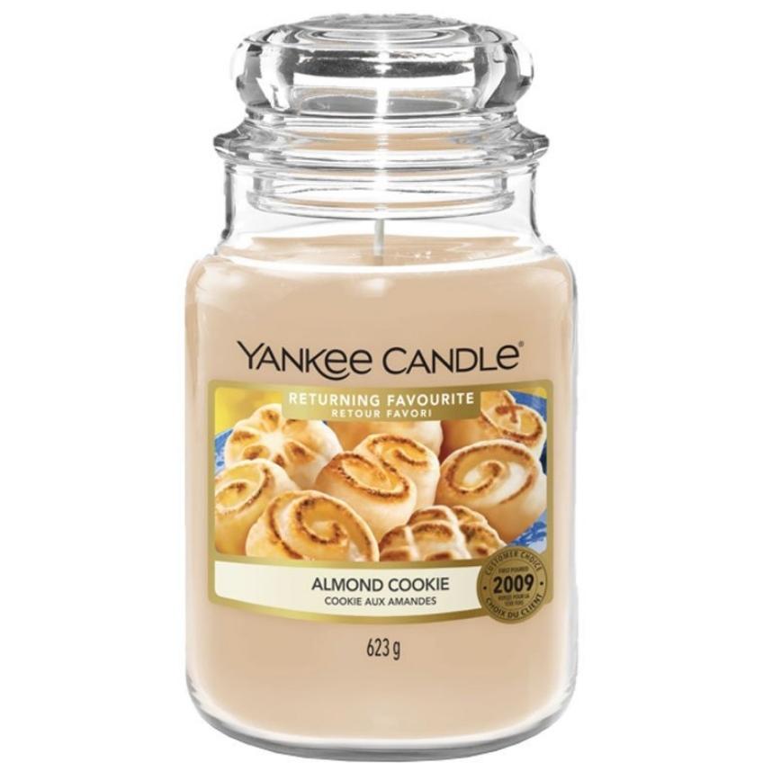 Velká vonná svíčka Yankee Candle Almond Cookie