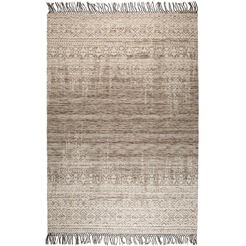 White Label Living Ručně tkaný hnědý koberec WLL LIV 200 x 300 cm