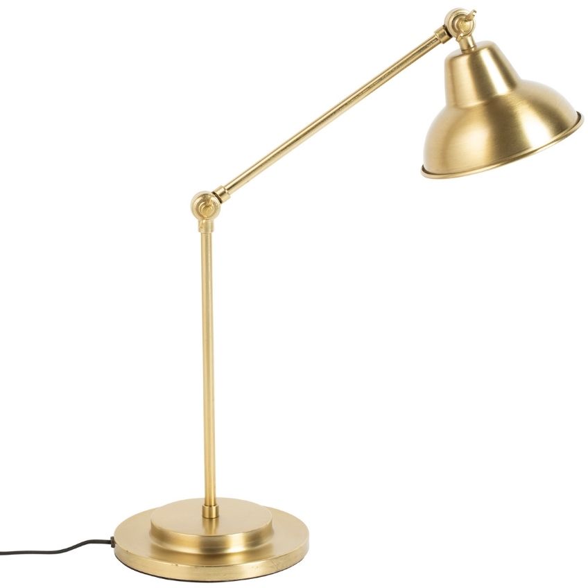 White Label Living Zlatá kovová stolní lampa WLL Xavi