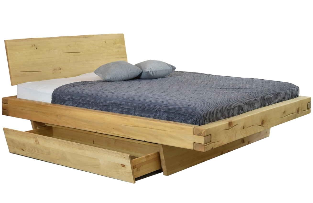 Woody Masivní smrková postel Matteo 160 x 200 cm