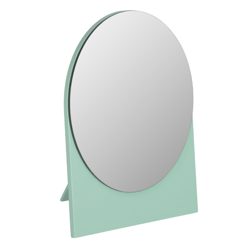 Zelené stolní zrcadlo LaForma Mica 17x20 cm