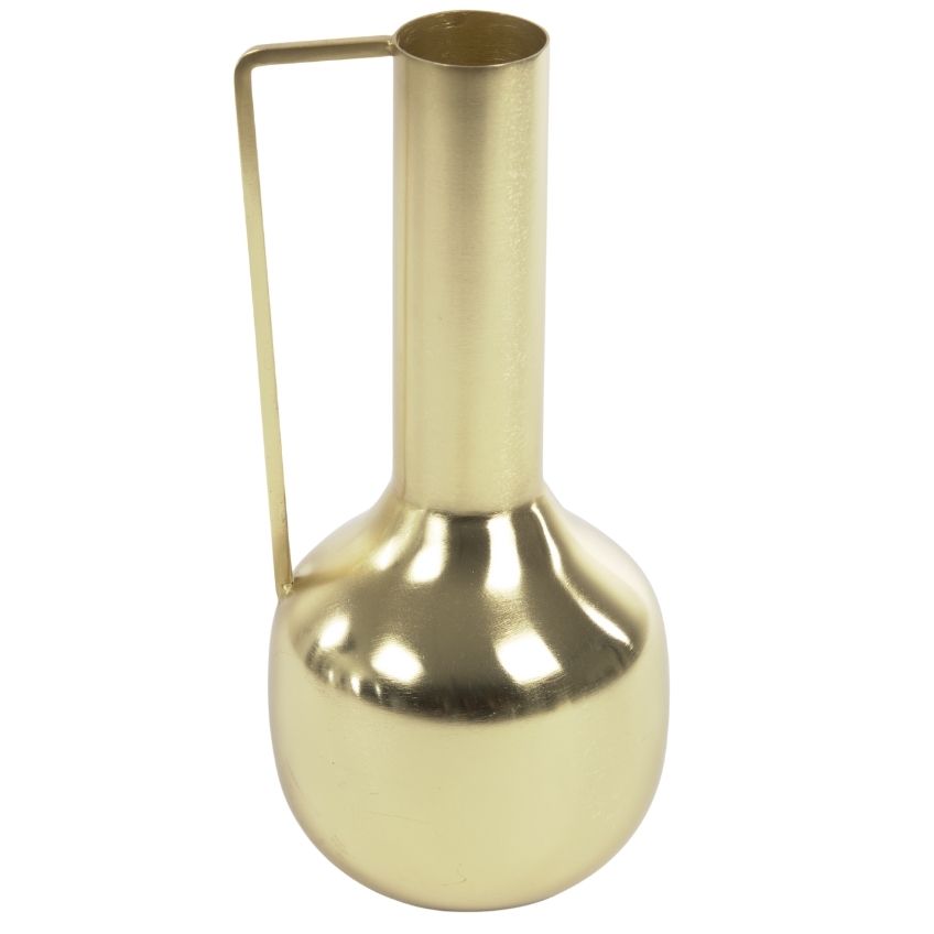 Zlatá kovová váza LaForma Catherine 25 cm