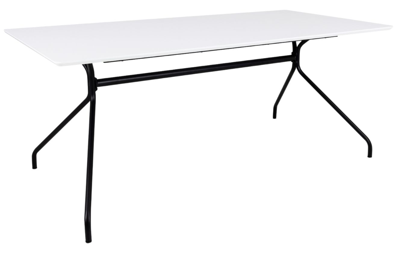 Bílo černý lakovaný jídelní stůl Tenzo Ego 180 x 90 cm