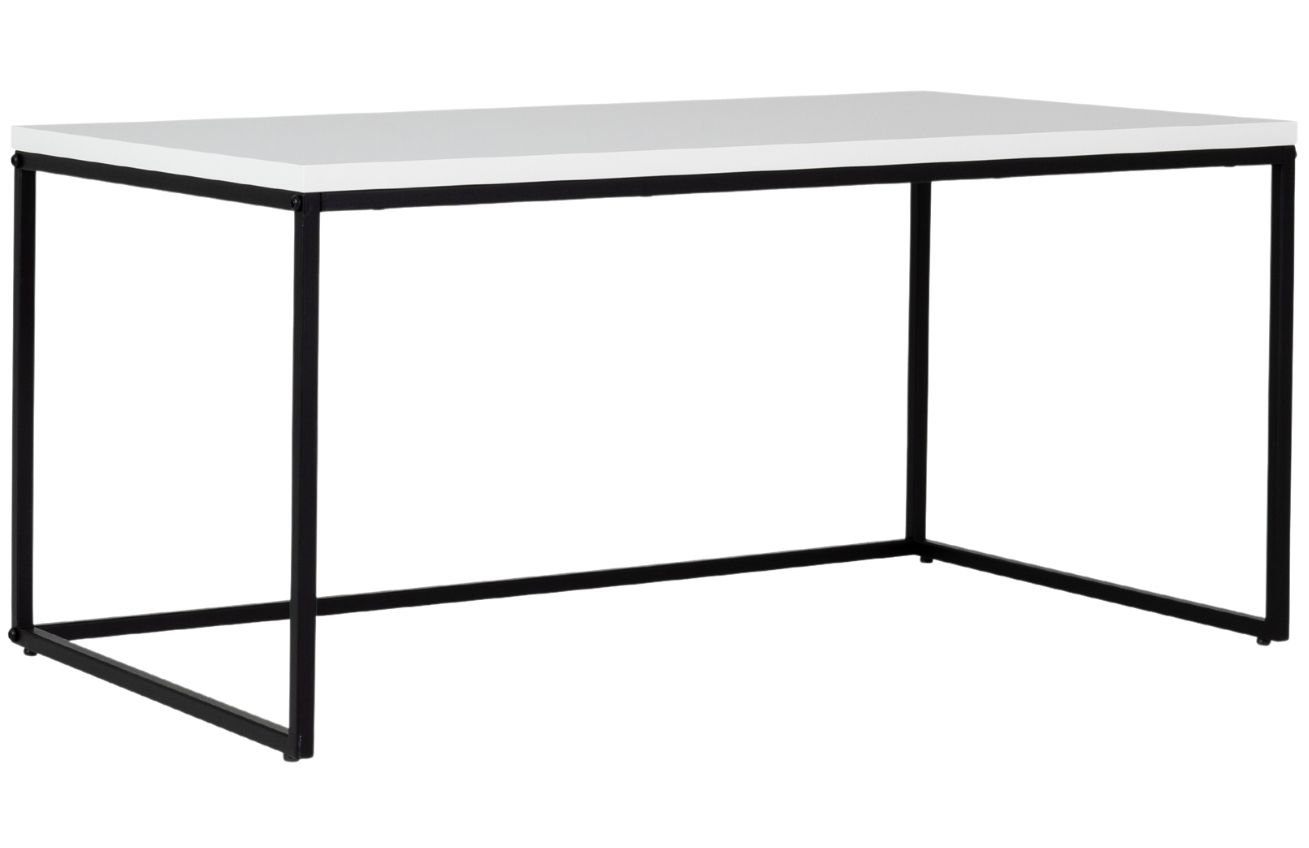 Bílý lakovaný konferenční stolek Tenzo Mello 90 x 50 cm