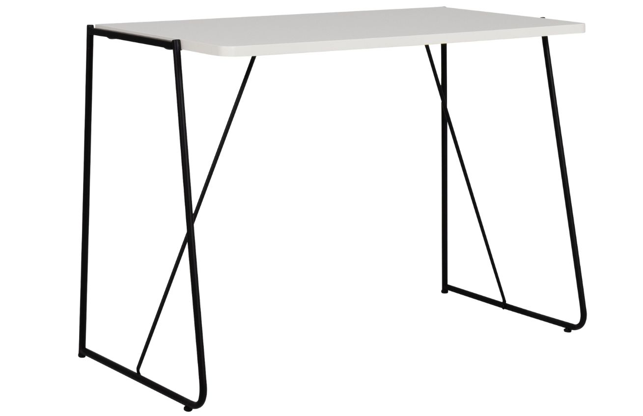 Bílý lakovaný pracovní stůl Tenzo Work 100 x 55 cm